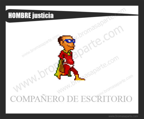 BromasAparte.com - Mascota hombre justicia