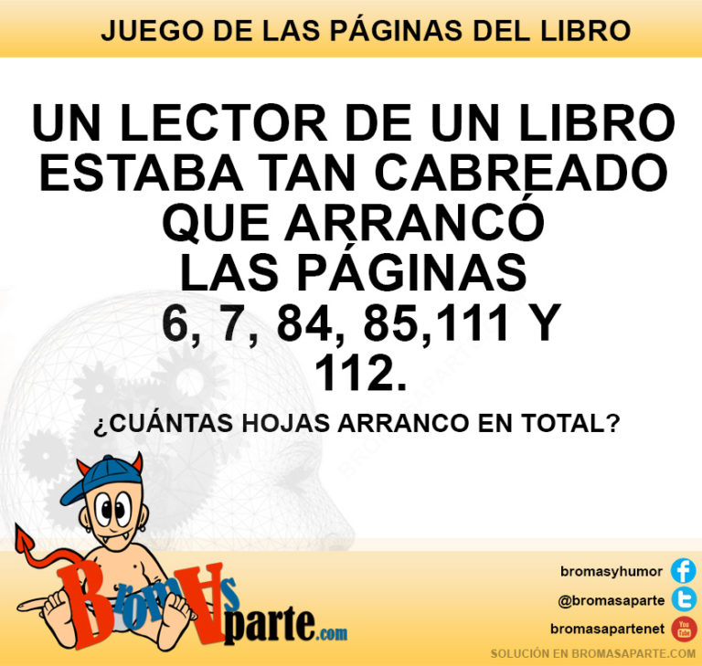 Juego de las páginas del libro