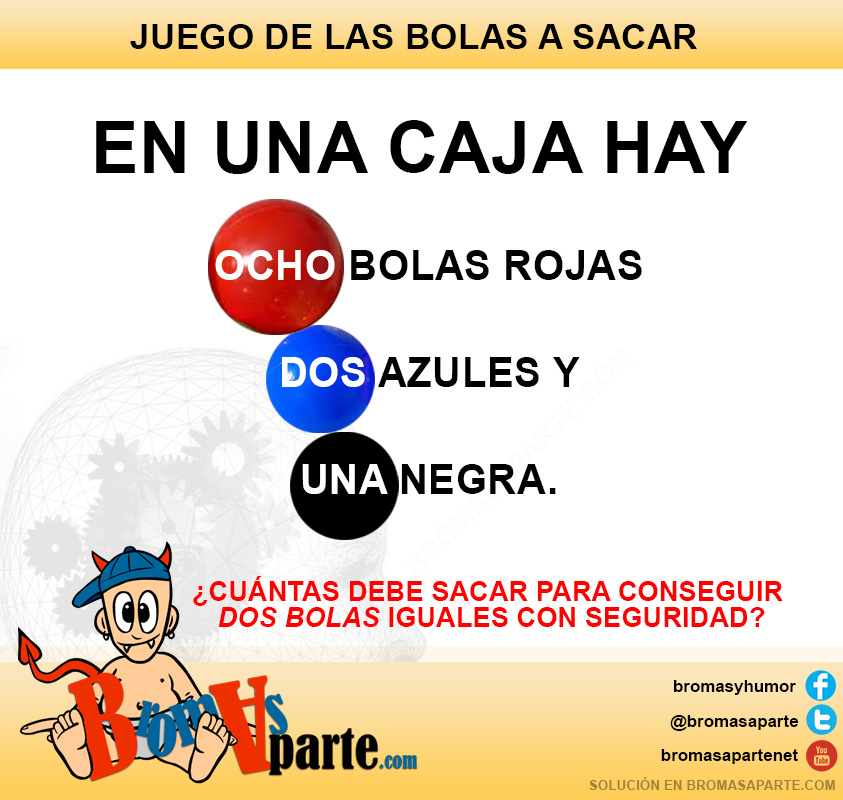 Juego de las bolas a sacar