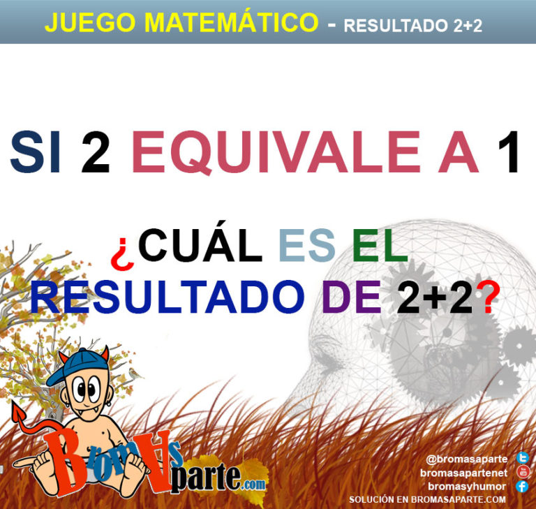 juegos matemáticos - Resultado 2 más 2